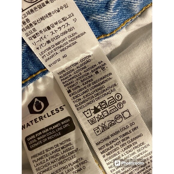 Levi's Light Blue Boot Cut Jeans - Picture 8 of 10